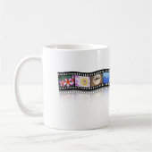 フィルムのストリップ コーヒーマグカップ (左)
