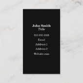 フィルムのストリップ 名刺 (裏面)