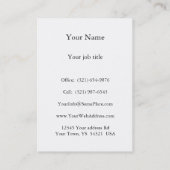 フィルムの恋人のために絵を描く秋夜映画芸術のおもしろい 名刺 (裏面)