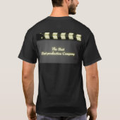 フィルムの拍手の乗組員ハリウッド Tシャツ (裏面)