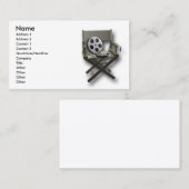 フィルムの映画監督のchare 名刺 (正面/裏面)