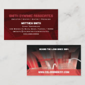 フィルムの春の赤い名刺 名刺 (正面/裏面)