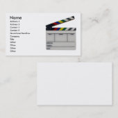 フィルムの石板色の下見板の映画事業カード 名刺 (正面/裏面)