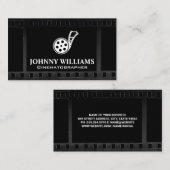 フィルムの背景 | フィルムリール 名刺 (正面/裏面)