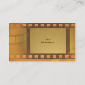 フィルムの芸術 名刺 (裏面)