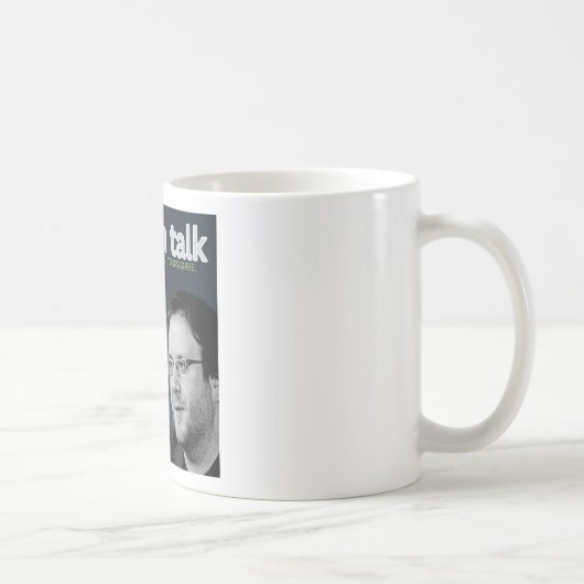フィルムの話のマグ-かわいらしい顔 コーヒーマグカップ (右)
