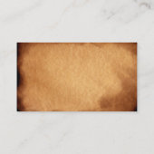 フィルムエディタヴィンテージ古い紙テクスチャ 名刺 (裏面)