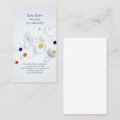 フィルムエディタービジュアルアーツメディア抽象芸術ドット 名刺 (正面/裏面)