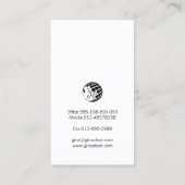 フィルムエディタービデオモノグラム名刺 名刺 (裏面)