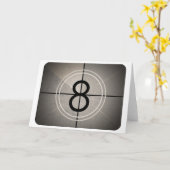 フィルムカウントダウングリーティングカード カード (黄色い花)