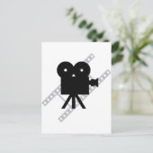 フィルムカメラのアイコン ポストカード (スタンド正面)