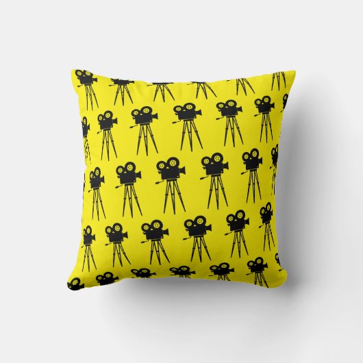 フィルムカメラパターン投げクッション クッション (裏面)