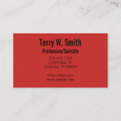 フィルムカメラマンレッド 名刺 (裏面)