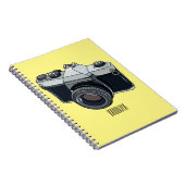 フィルムカメラ漫画イラストレーション ノートブック (右側)