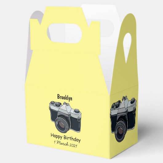 フィルムカメラ漫画イラストレーション フェイバーボックス (オープン)