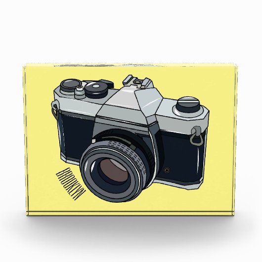 フィルムカメラ漫画イラストレーション フォトブロック (正面)