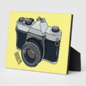 フィルムカメラ漫画イラストレーション フォトプラーク (側面)