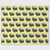 フィルムカメラ漫画イラストレーション ラッピングペーパー (フラット)