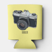 フィルムカメラ漫画イラストレーション 缶クーラー (裏面)