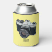 フィルムカメラ漫画イラストレーション 缶クーラー (缶裏面)