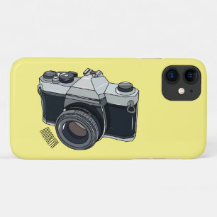 フィルムカメラ漫画イラストレーション iPhone 11 ケース
