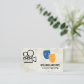 フィルムカメラ | 演劇の仮面 | アクター 名刺 (スタンド正面)