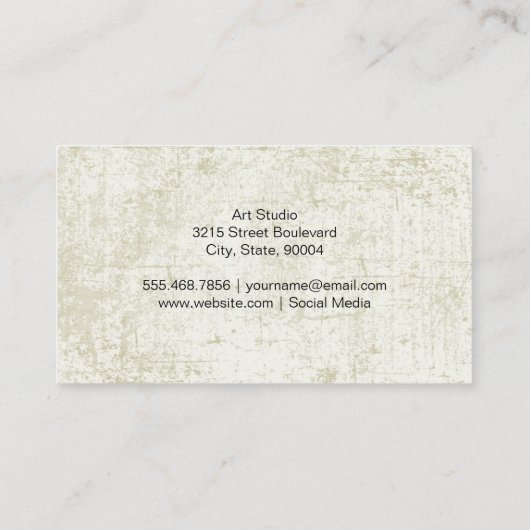 フィルムカメラ | 演劇の仮面 | アクター 名刺 (裏面)