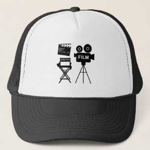 フィルムクルーのフラップディレクターの椅子のギフト映画製作者のために キャップ
