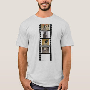 フィルムストリップのパーソナライズされた写真 Tシャツ