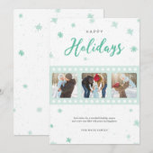 フィルムストリップのホリデーグリーティングカード シーズンカード (正面/裏面)