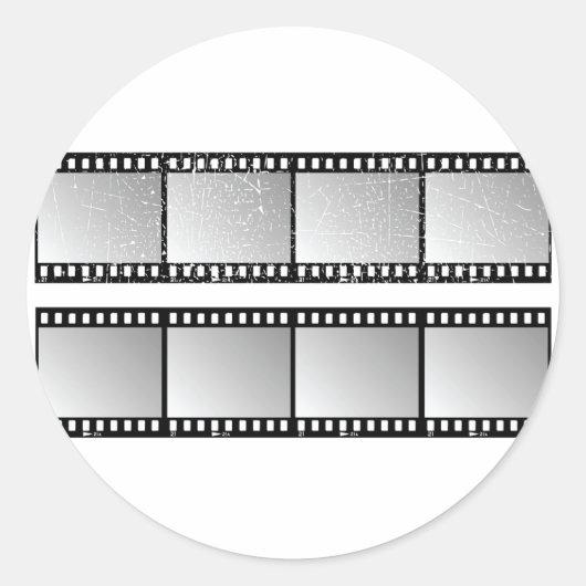 フィルムストリップステッカー ラウンドシール (正面)
