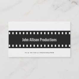 フィルムストリップフィルムメーカー写真家 名刺