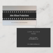 フィルムストリップフィルムメーカー撮影者 名刺 (正面/裏面)