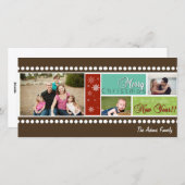 フィルムストリップフォトホリデーカード シーズンカード (正面/裏面)