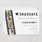 フィルムストリップフォーフォトコラージオープンハウス 招待状 (正面)