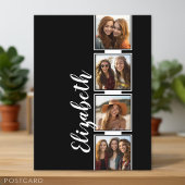 フィルムストリップフレーム4フォトコラージュ正方形 ポストカード