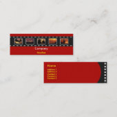 フィルムストリッププロファイルカード スキニー名刺 (正面/裏面)