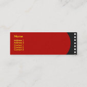 フィルムストリッププロファイルカード スキニー名刺 (裏面)