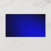 フィルムストリップヘッダー – シアンとシェーディングブルー 名刺 (裏面)
