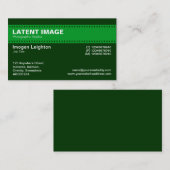 フィルムストリップヘッダー – 緑の濃淡04 名刺 (正面/裏面)