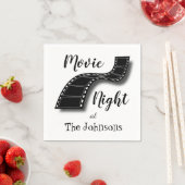 フィルムストリップムービーナイトカスタムナプキンス スタンダードカクテルナプキン (インサイチュ)