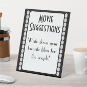 フィルムストリップムービー提案ゲストブックアイディアの署名 台座サイン (インサイチュ)