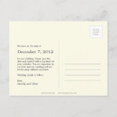 フィルムストリップ写真の保存日付 案内ポストカード (裏面)