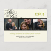 フィルムストリップ写真の保存日付 案内ポストカード (正面)