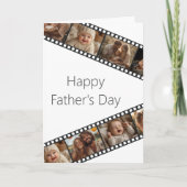 フィルムストリップ写真父の日のカード 招待状 (正面)