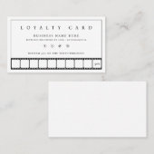 フィルムストリップ報酬プログラム忠実 ロイヤリティカード (正面/裏面)