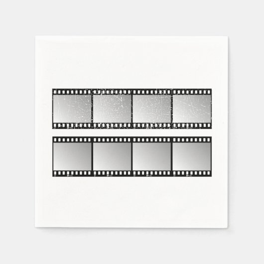 フィルムストリップ紙ナプキンス スタンダードカクテルナプキン (正面)