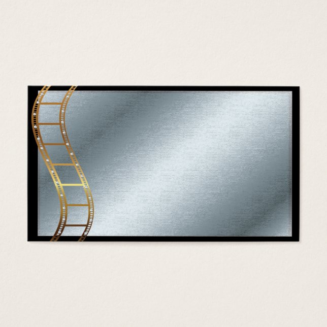 フィルムストリップ金属金ゴールド及び銀 (正面)