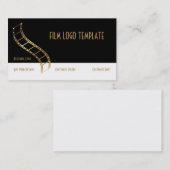 フィルムストリップ金属金ゴールド膜 名刺 (正面/裏面)