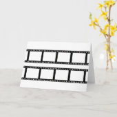 "フィルムストリップ"の写真のコラージュ カード (黄色い花)